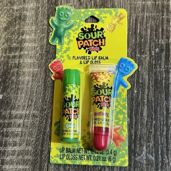 🍒🍋‍🟩 Jolly Rancher & Sour Patch Balm and Gloss Sets🍋‍🟩🍒 - Picture 3 of 4